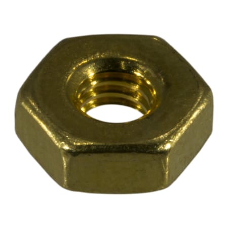 Machine Screw Nut, #8-32, Brass, 70 PK